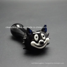 Hot Sale Black Cat Glass Pipe Hand Pipe Smoking Pipe Manufacturer Wholesale